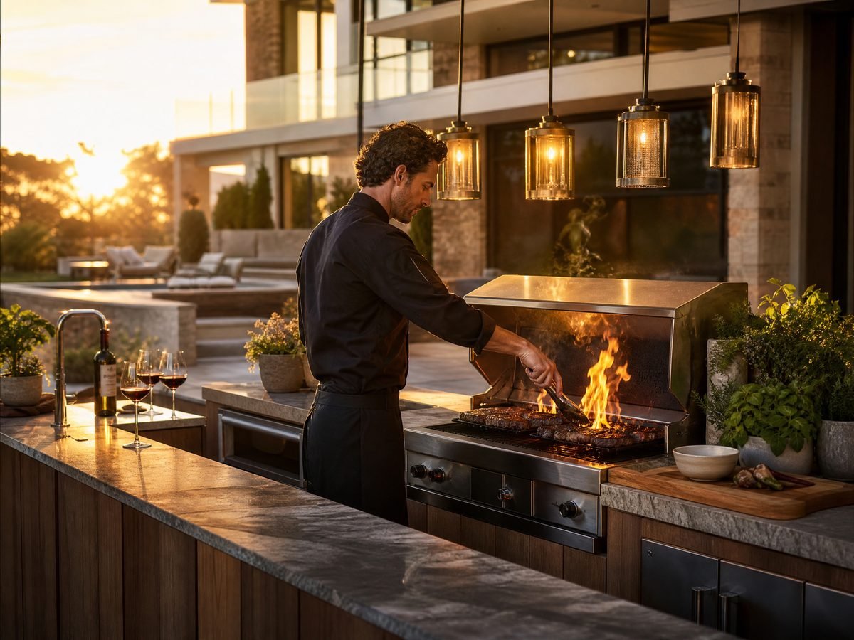 Luxury outdoor kitchens