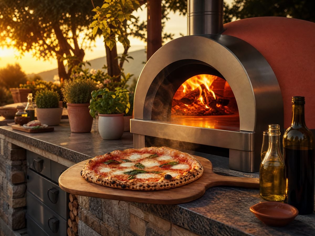 Luxury pizza ovens and fire pits